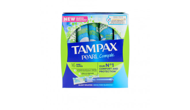 TAMPAX PEARL COMPAK tampón super 16 u