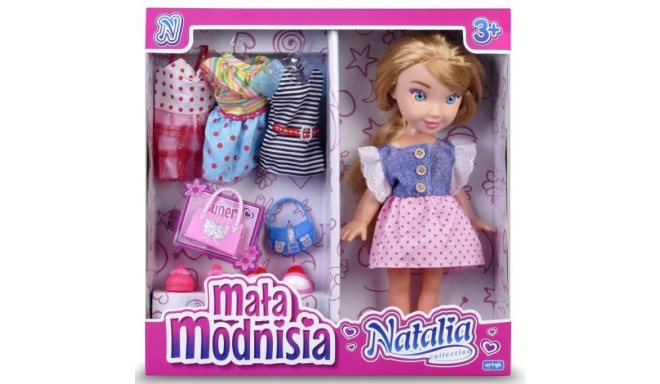 Doll Natalia little hipster pink 30 cm