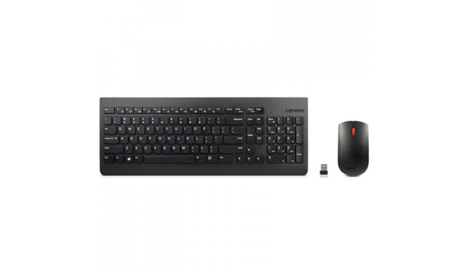 Lenovo Combo, EST, must - Juhtmevaba klaviatuur + hiir