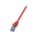 LOGILINK CQ3054S LOGILINK - Patch Cable Cat.6A 10G S/FTP PIMF PrimeLine red 2m