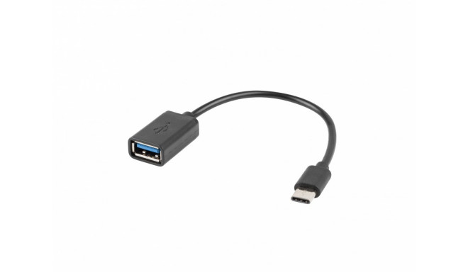 Adapter USB C(M)-USB-A (F)2.0 0.15M OTG czarny