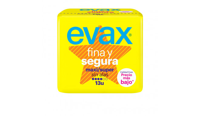 EVAX FINA&SEGURA compresas maxi 13 u