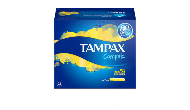 TAMPAX COMPAK tampón regular 22 u