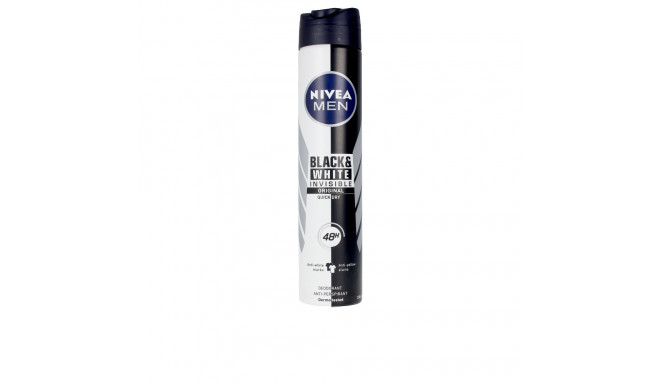 NIVEA MEN BLACK & WHITE INVISIBLE desodorante vaporizador 200 ml