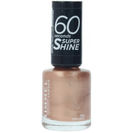 Rimmel London nail polish 60 Seconds Super Shine 709 Top Less 8ml