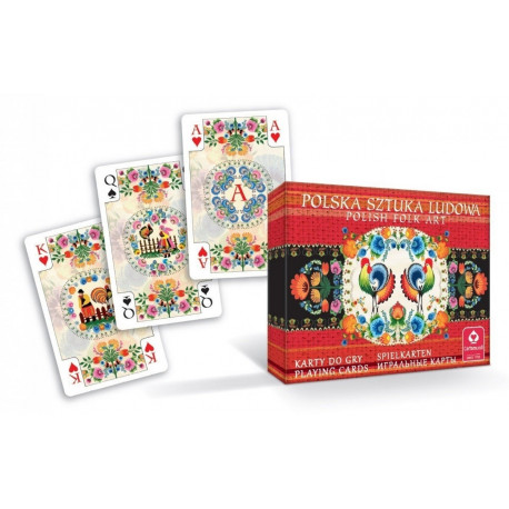 Cartamundi playing cards Polish Folk Art Double