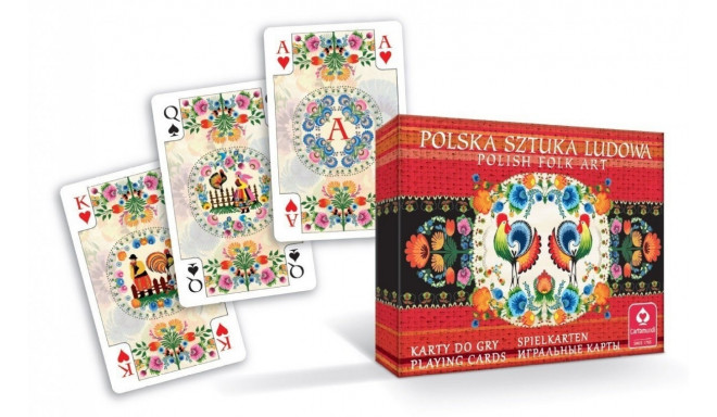 Card Polish Folk Art Double