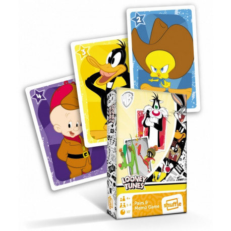 Cartamundi playing cards Black Peter and Memo Looney Tunes - Card games ...