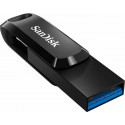 SanDisk Ultra Dual Drive Go 256 GB, USB flash drive (black, USB-A 3.2 Gen 1, USB 3.2 C gene 1)