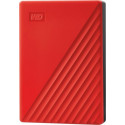 WD My Passport 4 TB, hard disk (red, Micro USB 3.2 B gene 1)