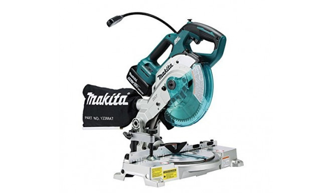 Makita cordless miter saw DLS600Z, 18 Volt, Kapp and miter (blue / silver, without battery and charg