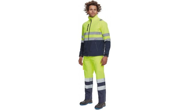 Cerva Granada softshell Hi-Vis kollane M