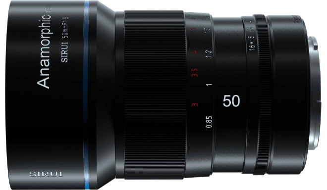 Sirui 50mm f/1.8 Anamorphic lens for Micro Four Thirds