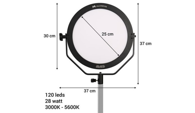 Falcon Eyes videovalgusti Sophiez Bi-Color LED SO-28TD