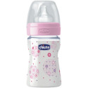 CHICCO Bottle 150ml norm silicone for a girl