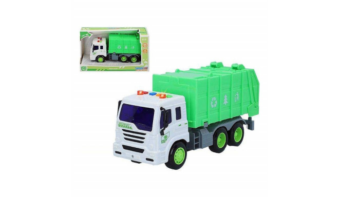 Garbage Truck 1:16 White Green