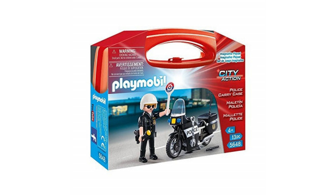 Фигурка супергероя City Action Police Playmobil 5648 Чёрный (13 Pcs)