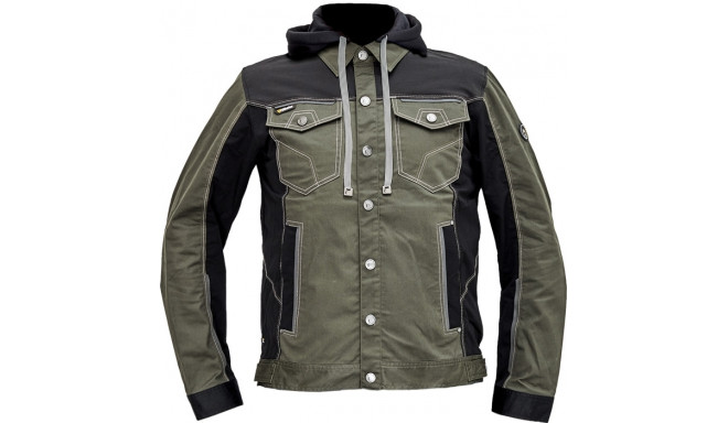 Cerva Neurum Classic tööjakk kapuutsiga oliiv 52