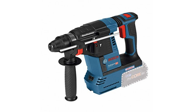Bosch Cordless Rotary Hammer GBH 18 V-26 F Professional solo (blue / black, without battery and char