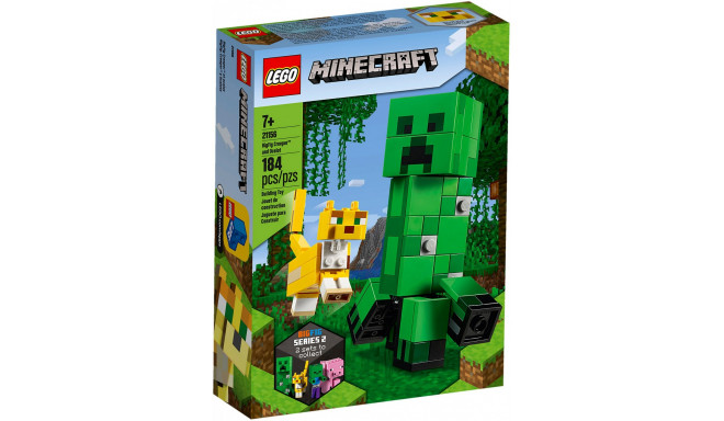 21156 LEGO® Minecraft™ BigFig Creeper™ and Ocelot