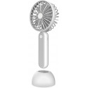 Platinet rechargeable fan, white/grey (45246)