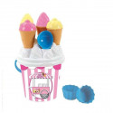 Beach Bucket Ice Cream Plastic