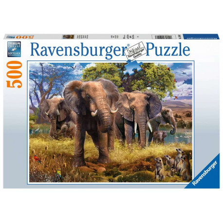 Ravensburger пазл Elephant Family 500 шт.