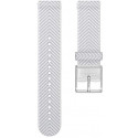 Polar watch strap Ignite S/M, white textile
