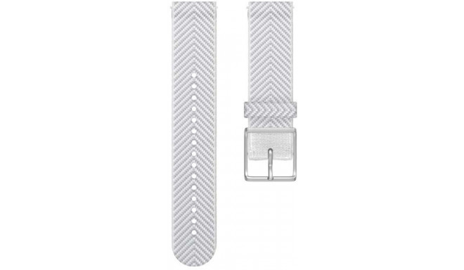 Polar ремешок для часов 20mm S/M, белый текстиль