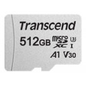 TRANSCEND 512GB microSD w/ adapter UHS-I U3 A1