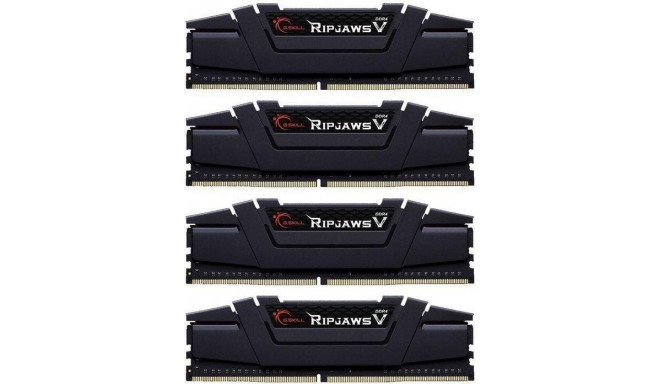 G.Skill DDR4 - 64 GB -3600 - CL - 16 - Quad-Kit, Ripjaws V (black, F4-3600C16Q-64GVKC)