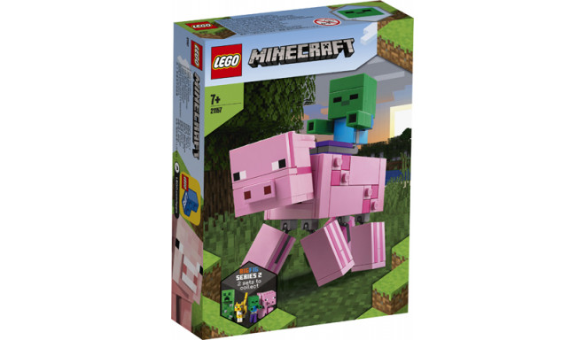 21157 LEGO® Minecraft™ BigFig cūka ar zombiju mazuli