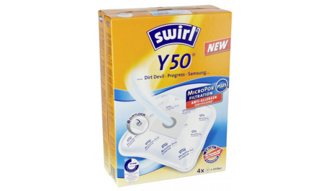 Swirl vacuum cleaner bag Y50 MP Plus AirSpace 4pcs