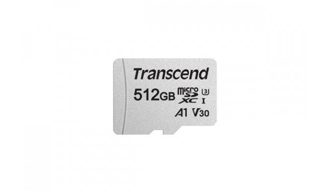 Transcend mälukaart microSDXC 512GB + adapter (TS512GUSD300S-A)