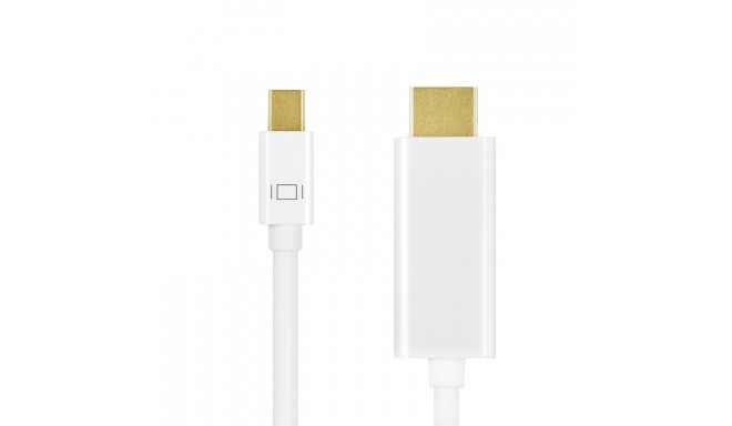 Mini DisplayPort to HDMI 4K, white, 1m