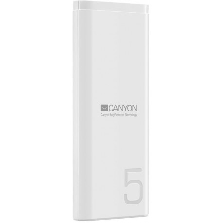 Canyon power bank 5000mAh, white