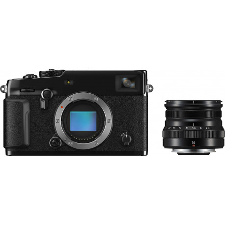 Fujifilm X-Pro3 + XF 16mm f/2.8, черный