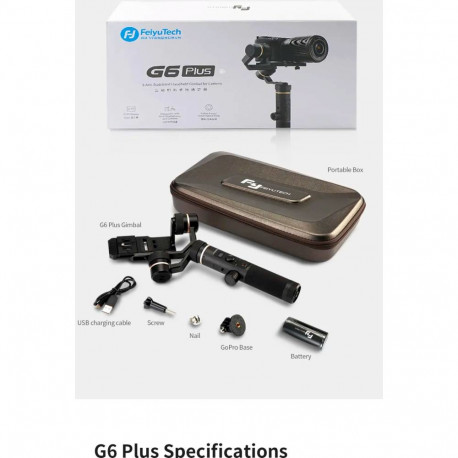 FeiyuTech G6 Plus Gimbal Stabilizators Viedtālruņiem, Action un Mirrorless Kamer