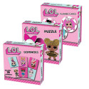 L.O.L: 3 gry (karty, puzzle, domino)