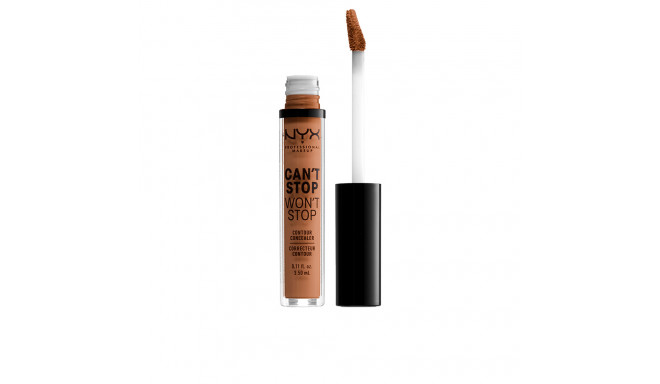 NYX PROFESSIONAL MAKE UP CAN'T STOP WON'T STOP contour concealer #mahogany