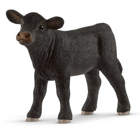 Schleich игровая фигурка Farm World Black Теленок Ангус