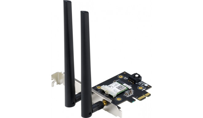 ASUS PCE-AX3000 BT5.0, 2.4GHz/5GHz WLAN, Bluetooth 5.0 LE, PCIe x1 (90IG0610-MO0R10)