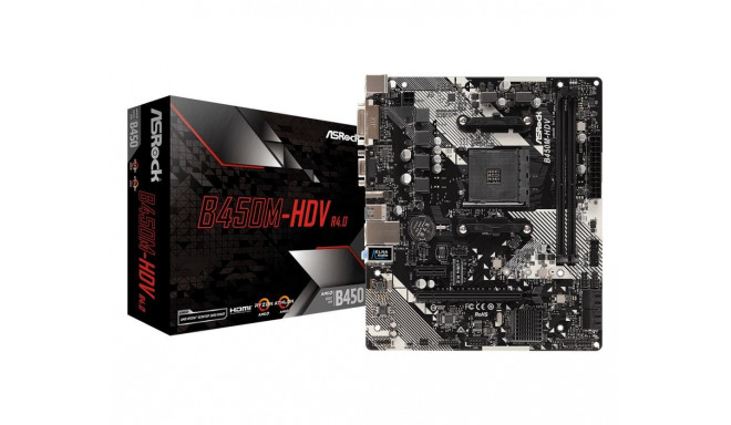 ASRock mainboard AMD B450 SAM4 MicroATX