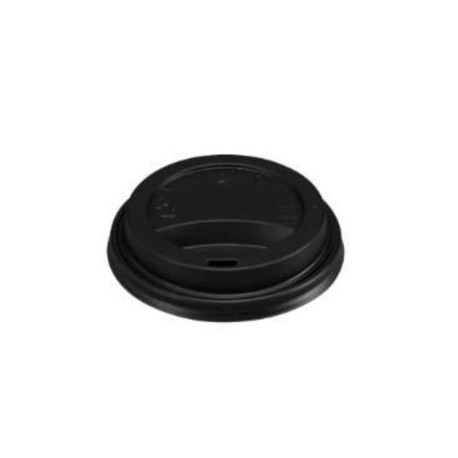 Kohvitopsi kaaned, mustad, D90mm, 100 tk (2 tk)