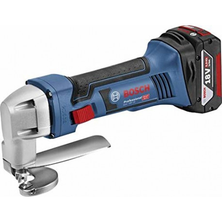 Bosch Bosc GSC 18V-16, 2 x 5.0 Ah, L-Boxx, shearing (blue / black, L-BOXX, 2x Li-ion battery 5.0 Ah)