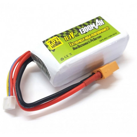 1300mAh 11.1V 45C GPX Extreme