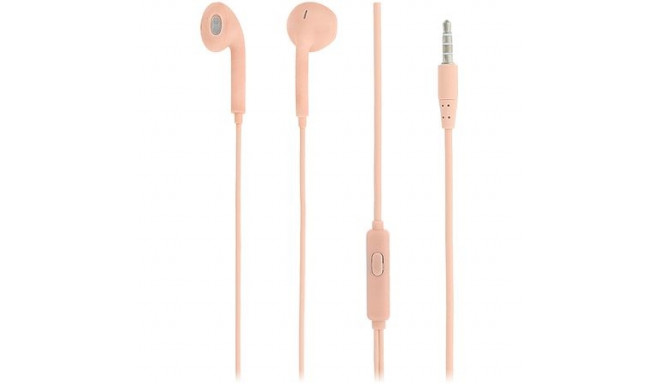 Tellur In-Ear Headset Fly, Noise Reduction Memory Foam Ear Plugs Pink