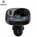 Baseus T-Typed Bluetooth FM Transmitter and c
