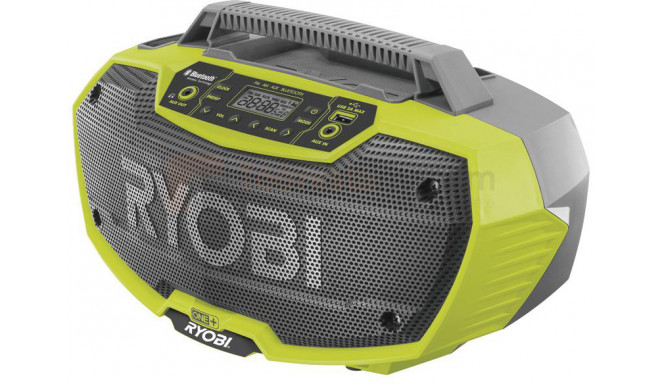 Ryobi радио R18RH-0, зеленый/черный (без аккумулятора & зарядного устройства)