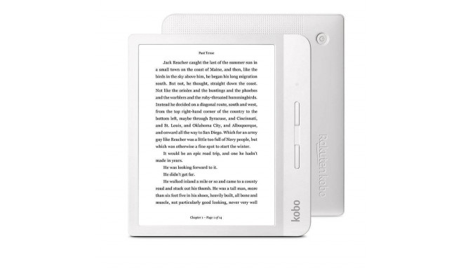 e-luger Kobo Libra H2O white/valge 7" HD touchscreen, IPX8